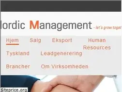 Sites similar to nordicmanagement.dk