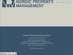 Sites similar to nordicpropertymanagement.se