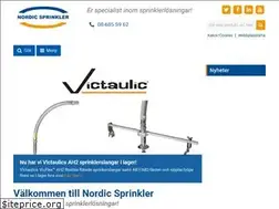 Sites similar to nordicsprinkler.se