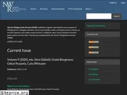 Sites similar to nordicwittgensteinreview.com