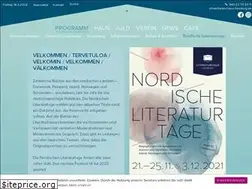 Sites similar to nordische-literaturtage.de