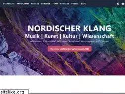 Sites similar to nordischerklang.de