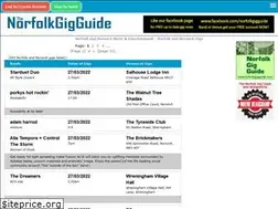 Sites similar to norfolkgigguide.com