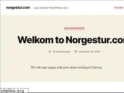 Sites similar to norgestur.com
