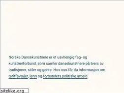 Sites similar to norskedansekunstnere.no