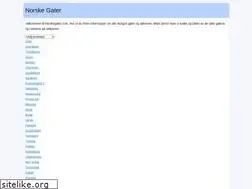 Sites similar to norskegater.com
