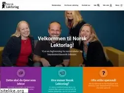 Sites similar to norsklektorlag.no