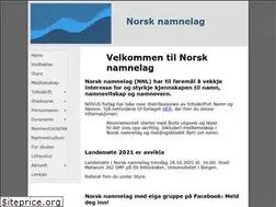 Sites similar to norsknamnelag.no