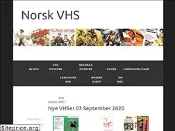 Sites similar to norskvhs.com
