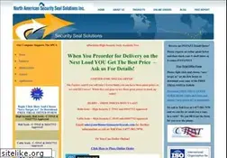 Sites similar to northamericansecurityseals.com