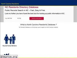 Sites similar to northcarolinaresidentdatabase.com
