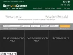 Sites similar to northcountryvacationrentals.net