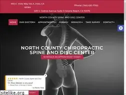 Sites similar to northcountyspineanddisccenter.com