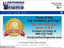 Sites similar to northernsignsme.com