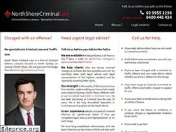 Sites similar to northshorecriminallaw.com.au