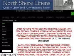 Sites similar to northshorelinens.com