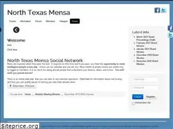 Sites similar to northtexasmensa.org