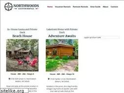 Sites similar to northwoodsvacations.com