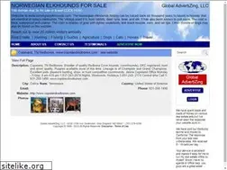Sites similar to norwegianelkhounds.com