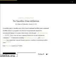 Sites similar to nosacrificezone.com