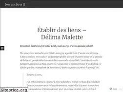 Sites similar to nosancetresii.wordpress.com