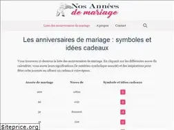 Sites similar to nosanneesdemariage.fr