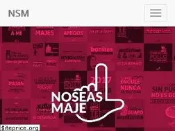 Sites similar to noseasmaje.com