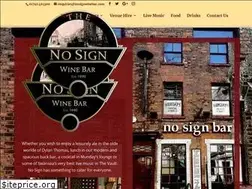 Sites similar to nosignwinebar.com