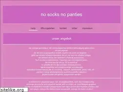Sites similar to nosocksnopanties.de