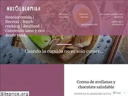 Sites similar to nosolocomida.com