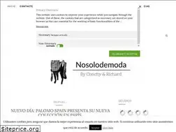 Sites similar to nosolodemoda.es