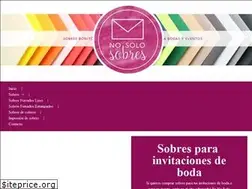 Sites similar to nosolosobres.com