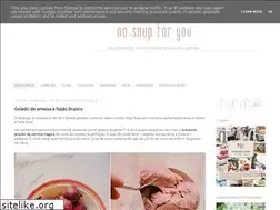 Sites similar to nosoup-foryou.blogspot.com
