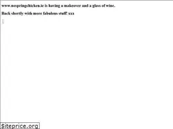 Sites similar to nospringchicken.ie