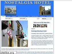 Sites similar to nostalgiaboutiquehotel.com