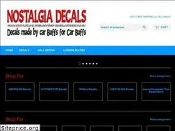 Sites similar to nostalgiadecals.com