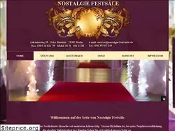 Sites similar to nostalgie-festsaele.de