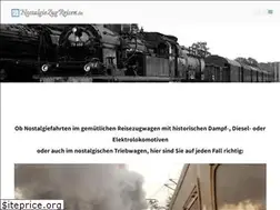 Sites similar to nostalgiezugreisen.de
