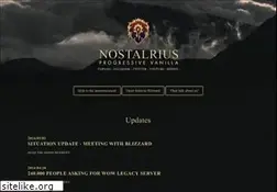 Sites similar to nostalrius.org