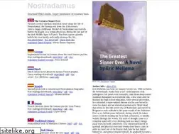 Sites similar to nostredame.info