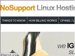 Sites similar to nosupportlinuxhosting.com