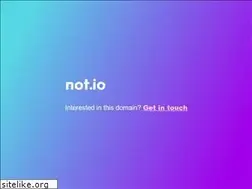 Sites similar to not.io