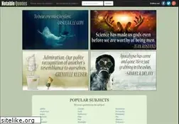Sites similar to notable-quotes.com