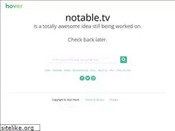 Sites similar to notable.tv