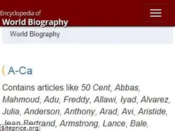 Sites similar to notablebiographies.com