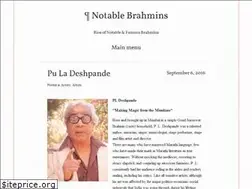 Sites similar to notablebrahmins.com