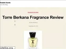 Sites similar to notablescents.net