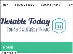 Sites similar to notabletoday.blogspot.com