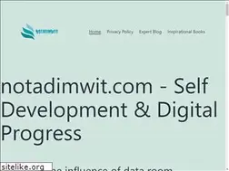 Sites similar to notadimwit.com