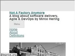 Sites similar to notafactoryanymore.com